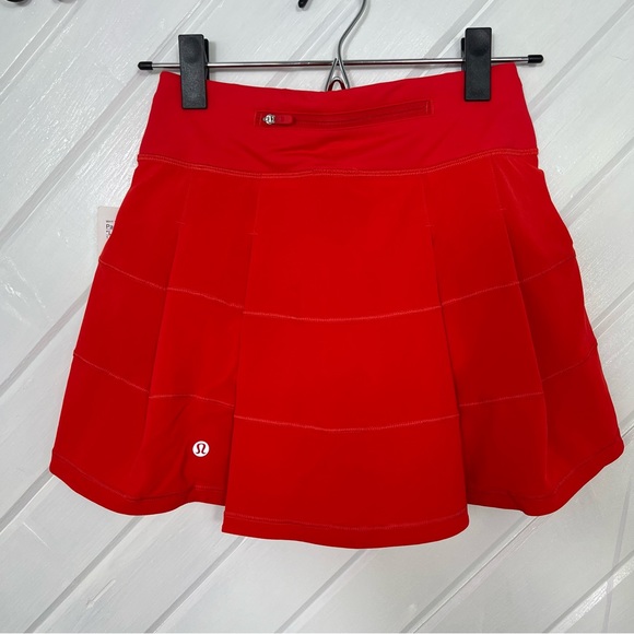 *Lululemon Pace Rival MR Skirt *Long Hot Heat - Picture 2 of 7